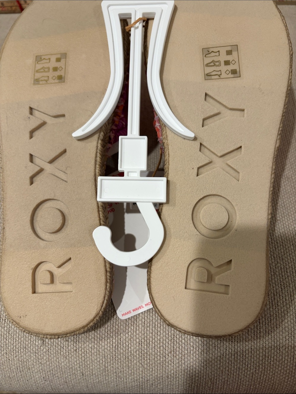 ROXY Floral Shoresoft Womens Slide Sandals/NWT/6 - Picture 12 of 12